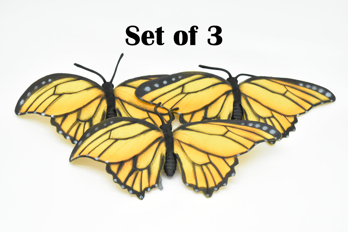 Butterfly, Monarch, Yellow and Orange, Very Nice Plastic Reproduction      8"      F2058 B134