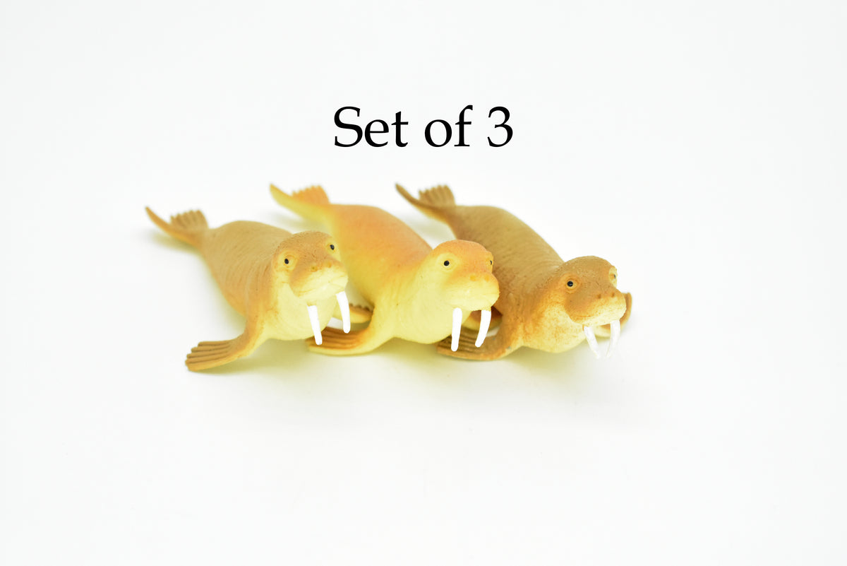 Walrus ~ Plastic Replica 4.75"W x 2.15"H ~ F6008-B377