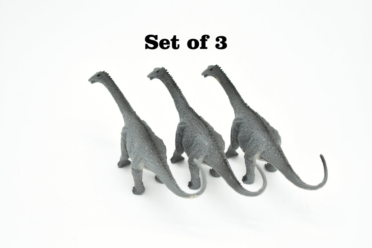 Apatosaurus Dinosaur, Museum Quality, Animal, Educational, Realistic Hand Painted, Figure, Lifelike Model, Vintage Replica, Toy, Gift,    3 1/2 Inches.    F8109-B117