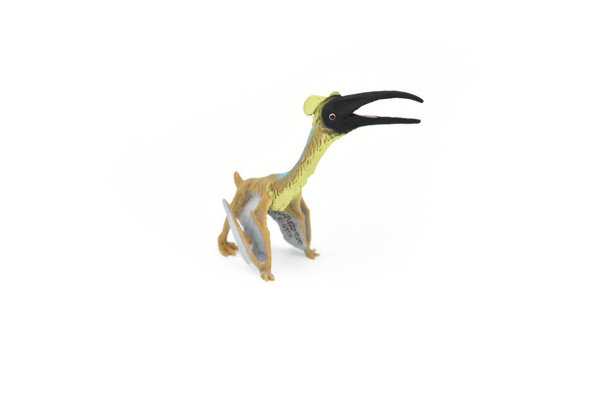 Quetzalcoatlus Dinosaur, Museum Quality, Animal, Educational, Realistic Hand Painted, Figure, Lifelike Model, Vintage Replica, Toy, Gift,    3 Inches.    F8103 B117