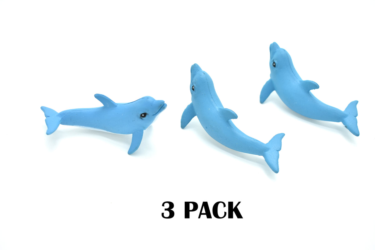 Dolphin, Bottlenose, Very Nice Plastic Replica   3"Long  ~   F3908-B9