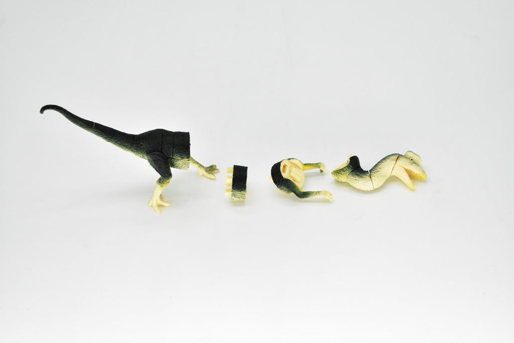 Dilophosaurus Dinosaur, 3D Puzzle Very Nice Plastic Replica   4 1/2 long  -  F3036 B333