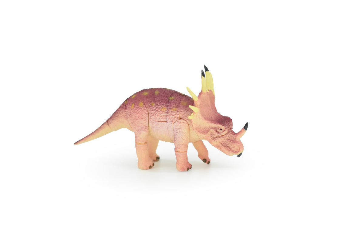 Styracosaurus Dinosaur, 3D Puzzle Very Nice Plastic Replica  4" long - F3047 B333