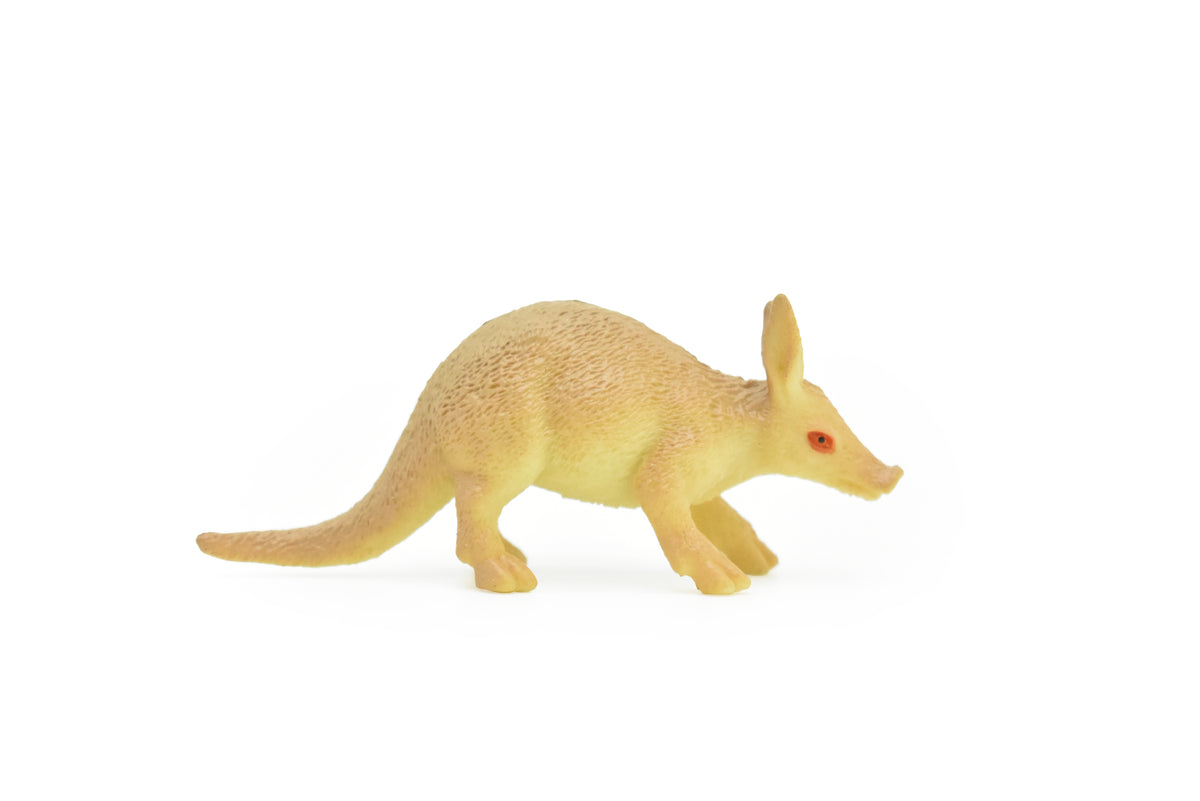 Aardvark, Orycteropus afer, Very Nice Plastic Design, African Animal Figure, Educational, Figure, Lifelike, Diorama Model, Figurine, Replica, Toy, Gift,    3 Inches.     CWG99 B237