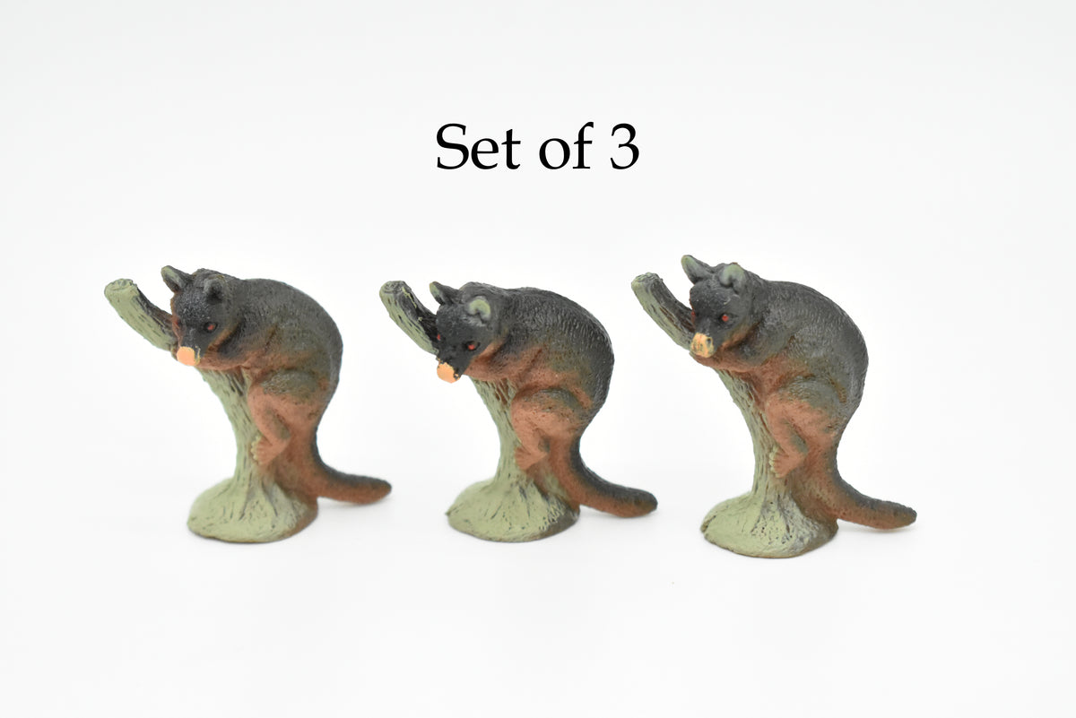 Aye-aye, Long Finger Lemur, Madagascar, Very Nice Plastic Design, Animal Figure, Educational, Figure, Lifelike, Diorama Model, Figurine, Replica, Toy, Kids, Gift,   3 Inches.    CWG101 B237