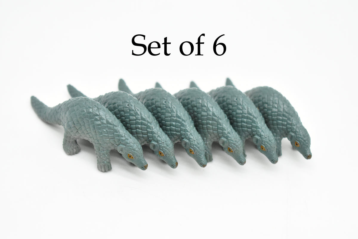 Pangolin, Scaly Anteaters, Manidae, Very Nice Plastic Design, Animal Figure, Educational, Figure, Lifelike, Diorama Model, Figurine, Replica, Toy, Kids, Gift,   3 Inches.    CWG113 B237