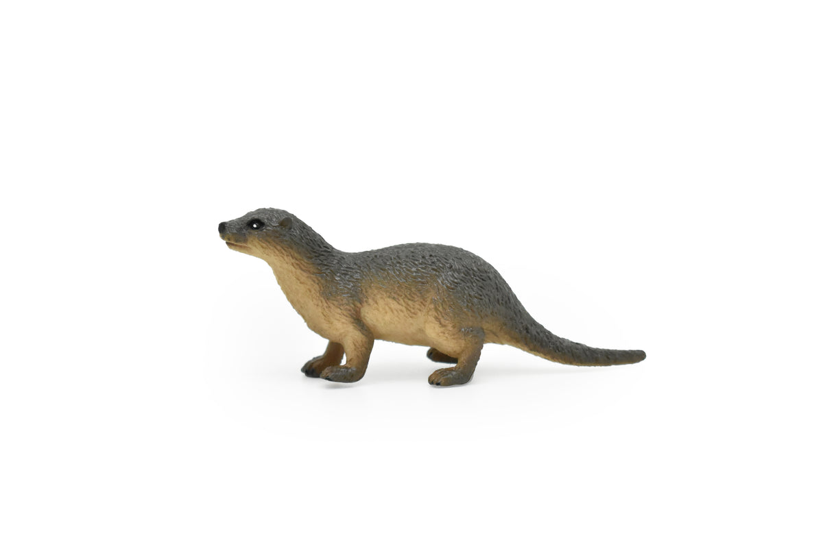 River Otter, Hand Painted, High Quality, Hard Rubber,  Realistic, Very Nice Design, Animal, Educational, Diorama Model, Lifelike, Toy, Gift,    3 Inches.     CWG149 BB28