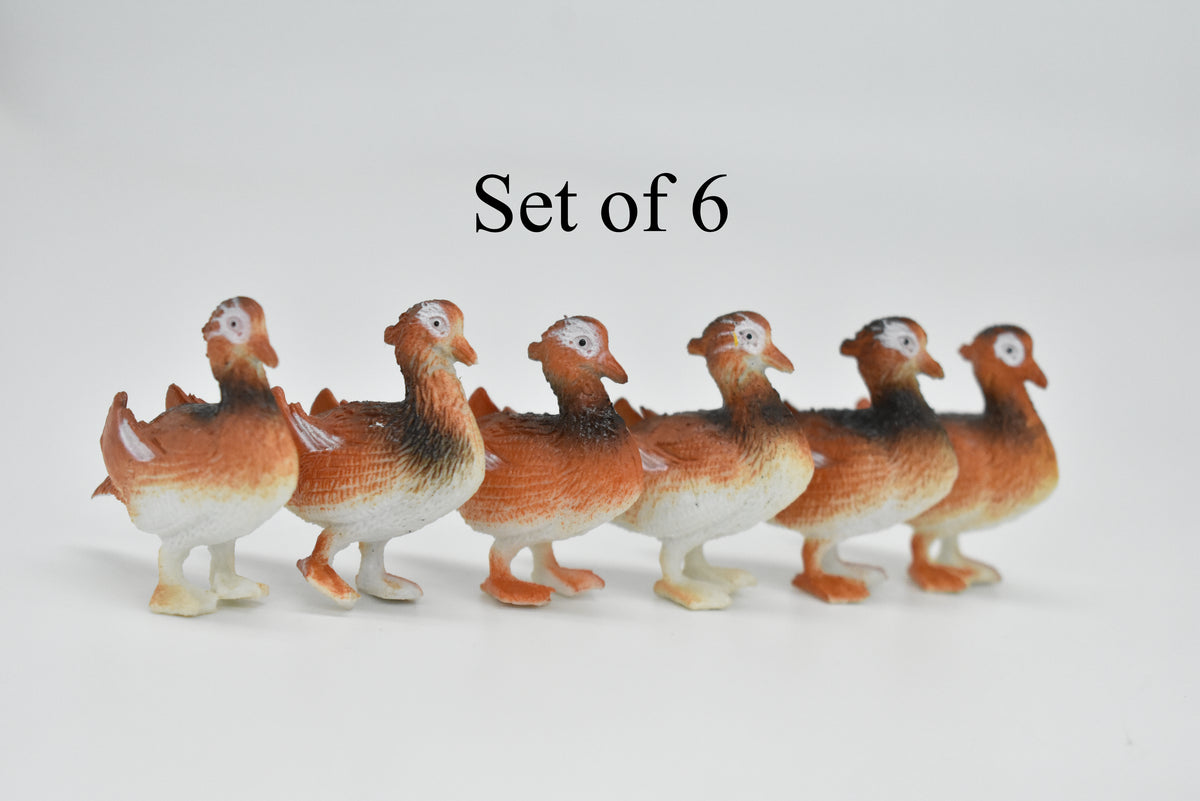 Duck, Mandarin, Chinese Teal,  Very Nice Plastic Reproduction  1 1/2"   F622 B132