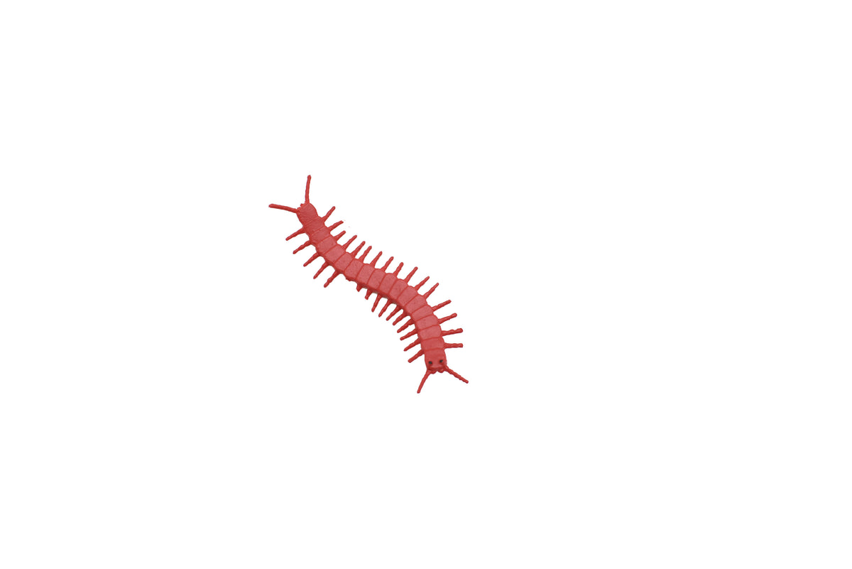 Centipede, Red, Very Nice Plastic Reproduction   3 1/2-inch    F1057 B190