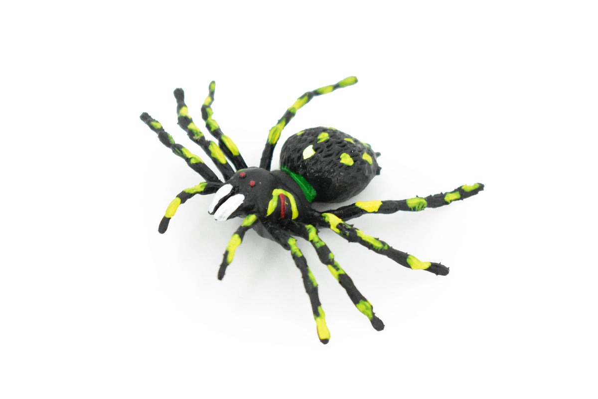 Spider, Orb, Plastic Toy Insect, Kids Gift, Realistic Figure, Educational Model, Replica, Gift,        2"       F1059 B190