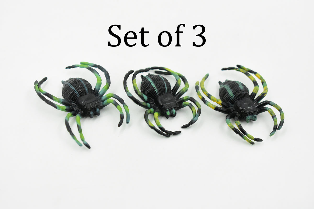 Spider, Trapdoor, Plastic Toy Insect, Kids Gift, Realistic Figure, Educational Model, Replica, Gift,        2"       F1656 B74