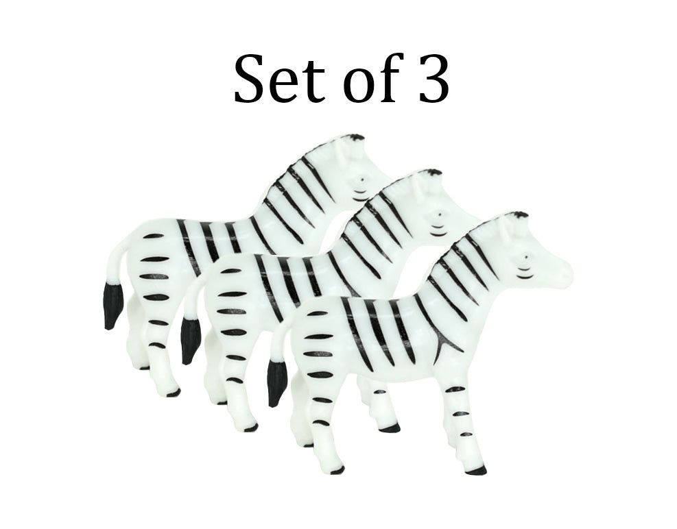Zebra, Plastic Toy Animal, Kids Gift, Realistic Figure, Educational Model, Replica, Gift,         2 1/4 "    F762 B306