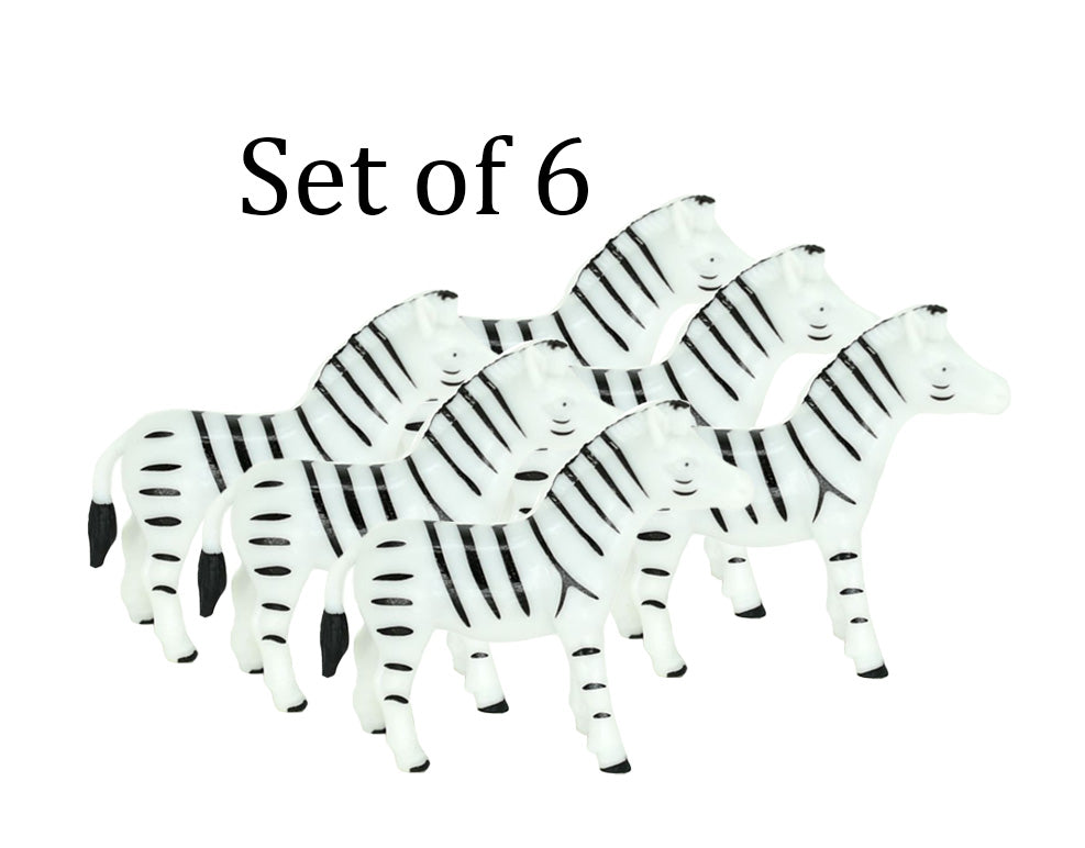 Zebra, Plastic Toy Animal, Kids Gift, Realistic Figure, Educational Model, Replica, Gift,         2 1/4 "    F762 B306