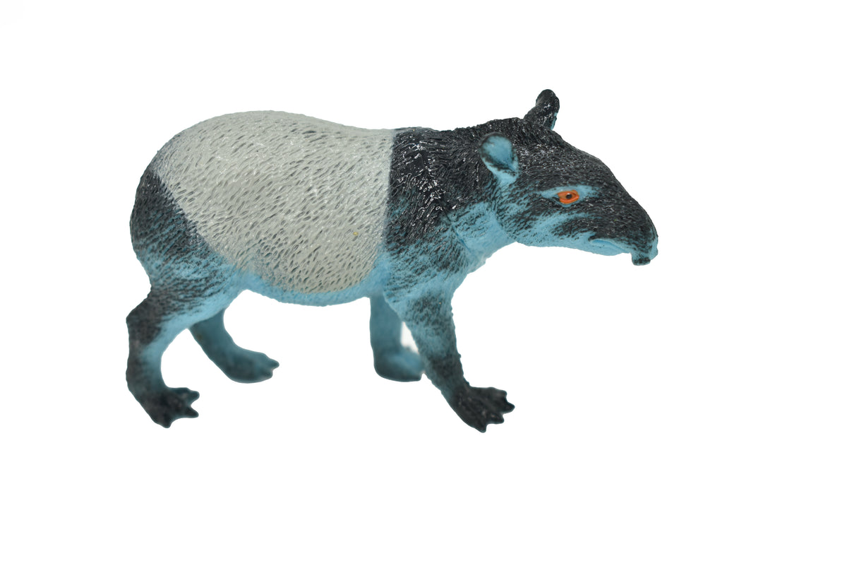 Tapir Malayan, Asian, Realistic Model Toy Plastic Replica Educational Gift  2.5"  T137 B52