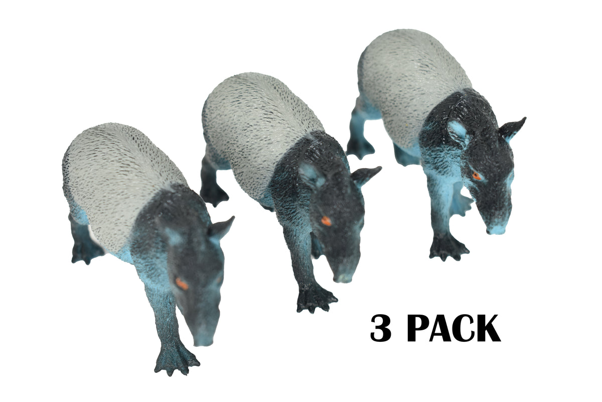 Tapir Malayan, Asian, Realistic Model Toy Plastic Replica Educational Gift  2.5"  T137 B52