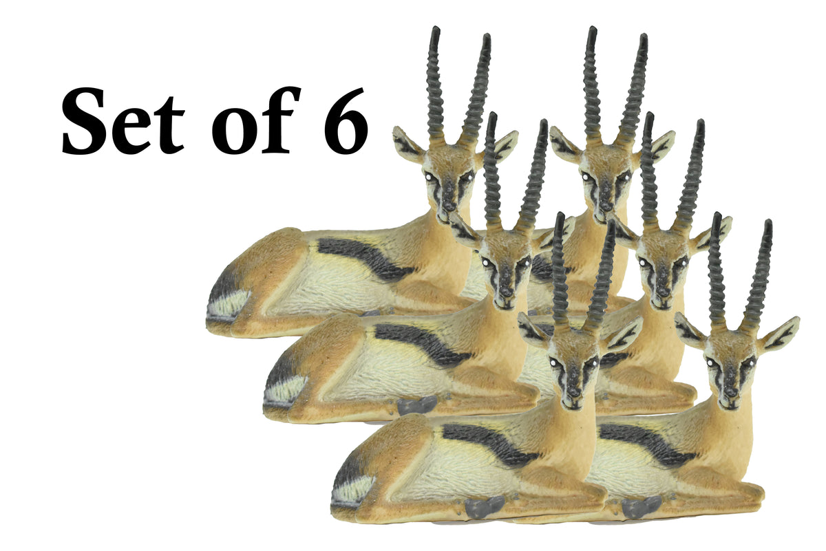 Oryx, Arabian oryx, Museum Quality, Realistic Plastic Animal Design, Educational, Hand Painted, Figure, Lifelike, Diorama Model, Figurine, Toy, Kids, Gift,    2 1/2 Inches.     CWG182 BB44