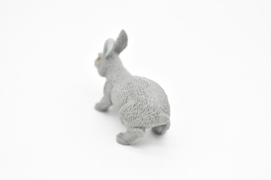 Rabbit, Hare, Leporidae, Bunny, Very Nice Hard Rubber, Realistic, Very Nice Design, Animal, Educational, Diorama Model, Lifelike, Toy, Gift,    2 Inches.    CWG111 B237