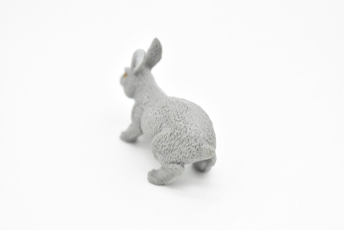 Rabbit, Hare, Leporidae, Bunny, Very Nice Hard Rubber, Realistic, Very Nice Design, Animal, Educational, Diorama Model, Lifelike, Toy, Gift,    2 Inches.    CWG111 B237