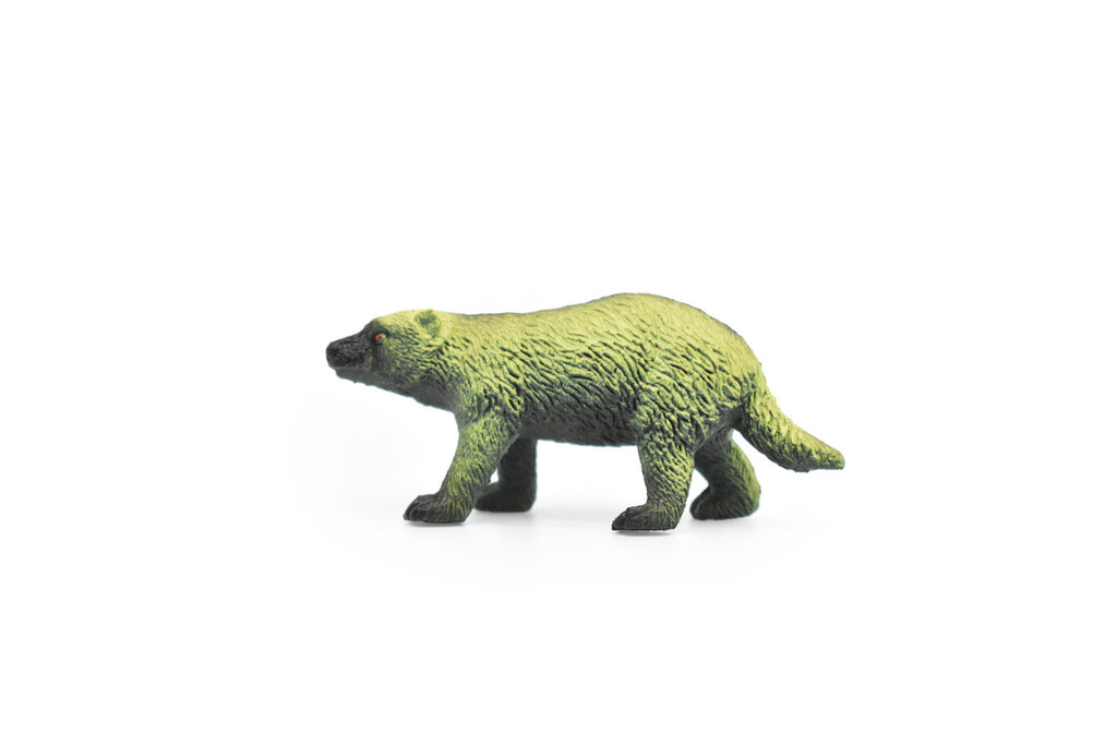 Wolverine, Very Nice Plastic Animal, Gulo gulo, Hand Painted, Realistic, Educational, Diorama Model, Lifelike, Toy,  2 1/2 Inches. 