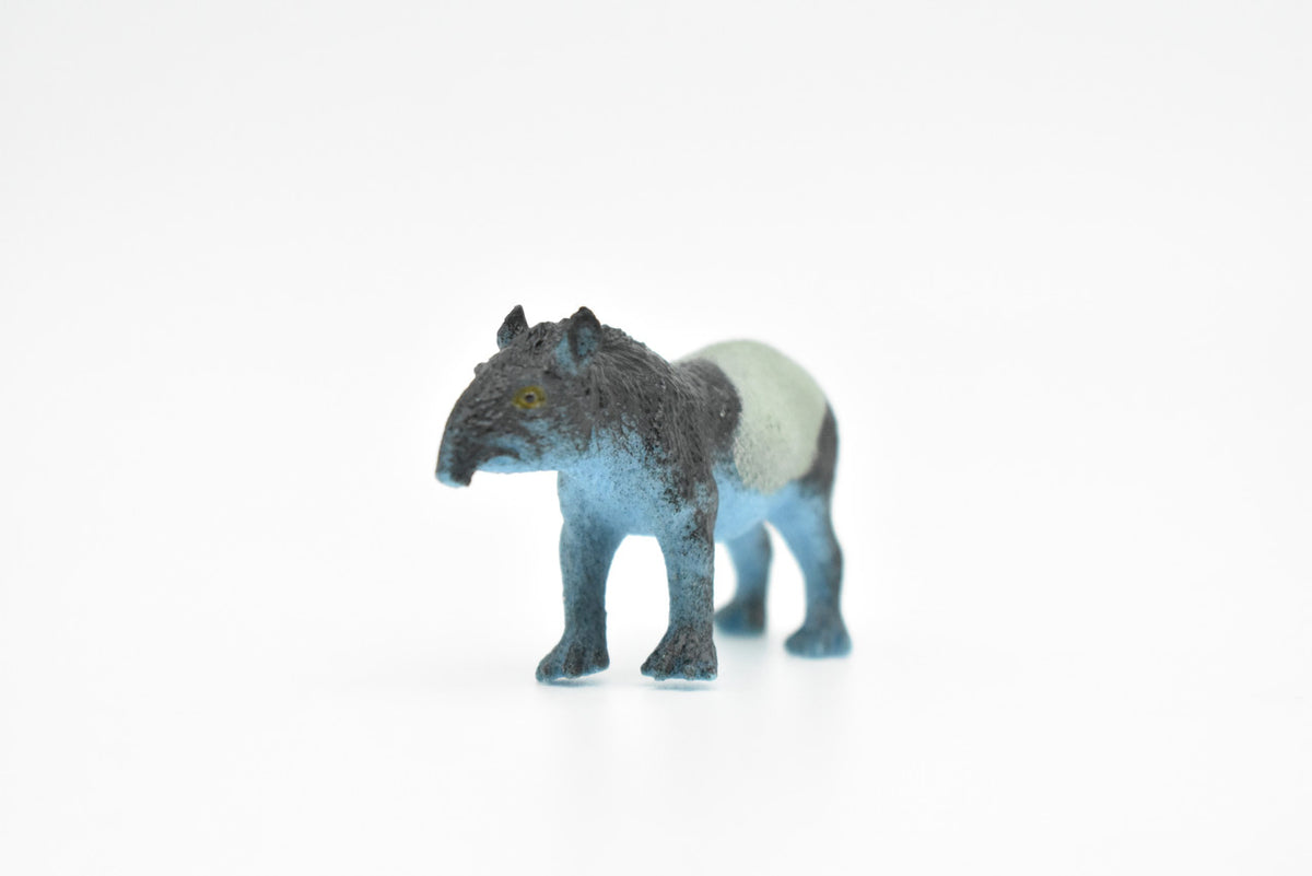 Tapir, Tapirus, Tapiridae, Very Nice Plastic Design, Animal Figure, Educational, Figure, Lifelike, Diorama Model, Figurine, Replica, Toy, Kids, Gift,   2 Inches.   CWG127 B238