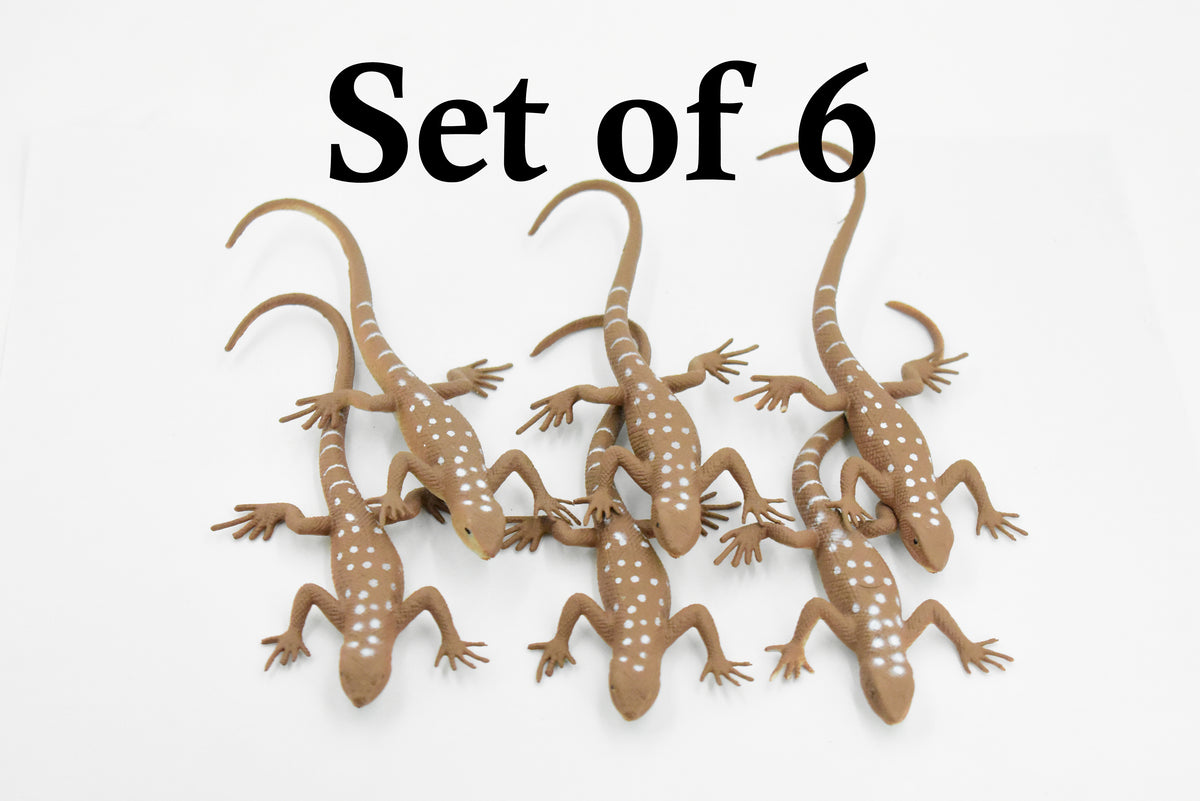Iguana, Desert Iguana, Lizard, Rubber Reptile, Toy, Educational, Realistic, Figure, Lifelike Model, Figurine, Replica, Gift,     5"     F6101 B381
