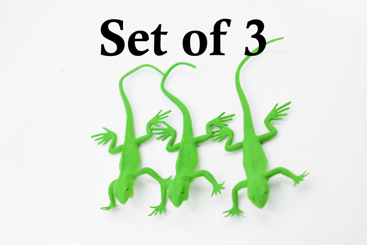 Iguana, Lizard, Rubber Reptile, Toy, Educational, Realistic, Figure, Lifelike Model, Figurine, Replica, Gift,     5"     F6103 B381