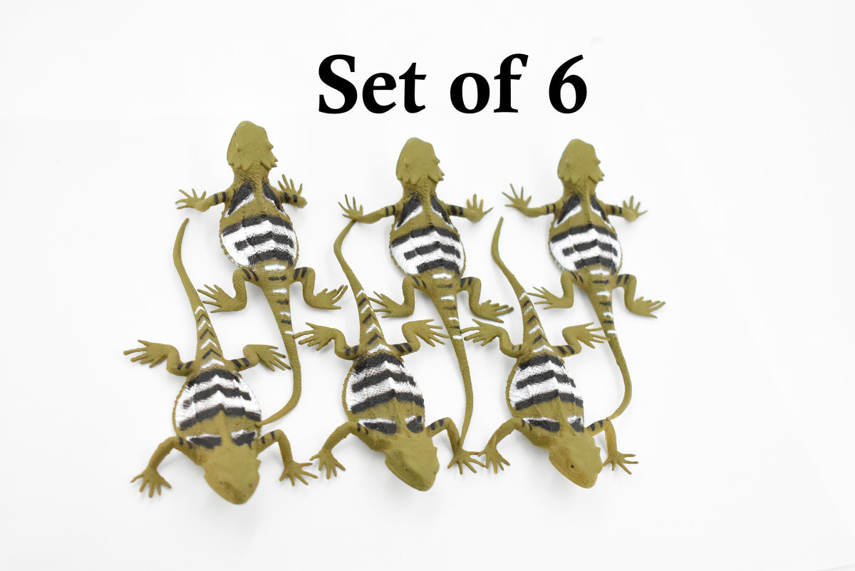 Lizard, Desert Short-Horned Lizard, Horned Toad, Museum Quality, Rubber Reptile, Toy, Educational, Realistic, Figure, Lifelike Model, Replica, Gift,  5"     F6108 B381
