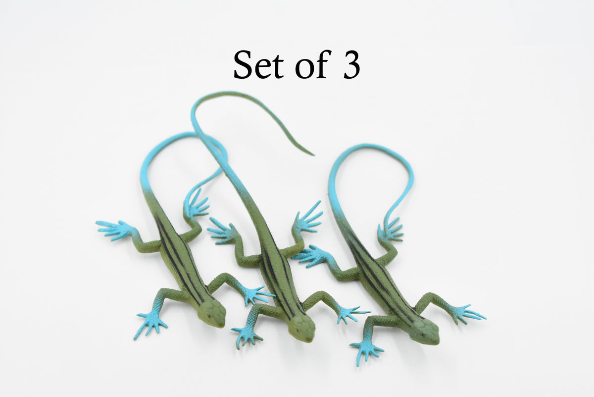 Lizard,  Desert-Grassland Whiptail, Rubber, Reptile Toy, Realistic Figure, Model, Replica, Kids, Educational, Gift,       5"       F6111 B381
