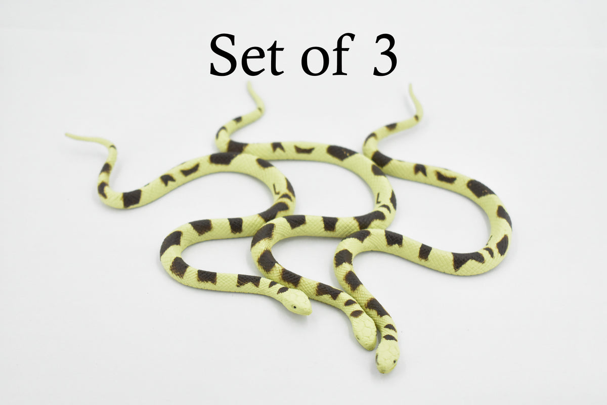 Snake, Eastern Copperhead Snake, Rubber Reptile, Educational, Realistic Hand Painted, Figure, Lifelike Model, Figurine, Replica, Gift,       5"      F2034 B39