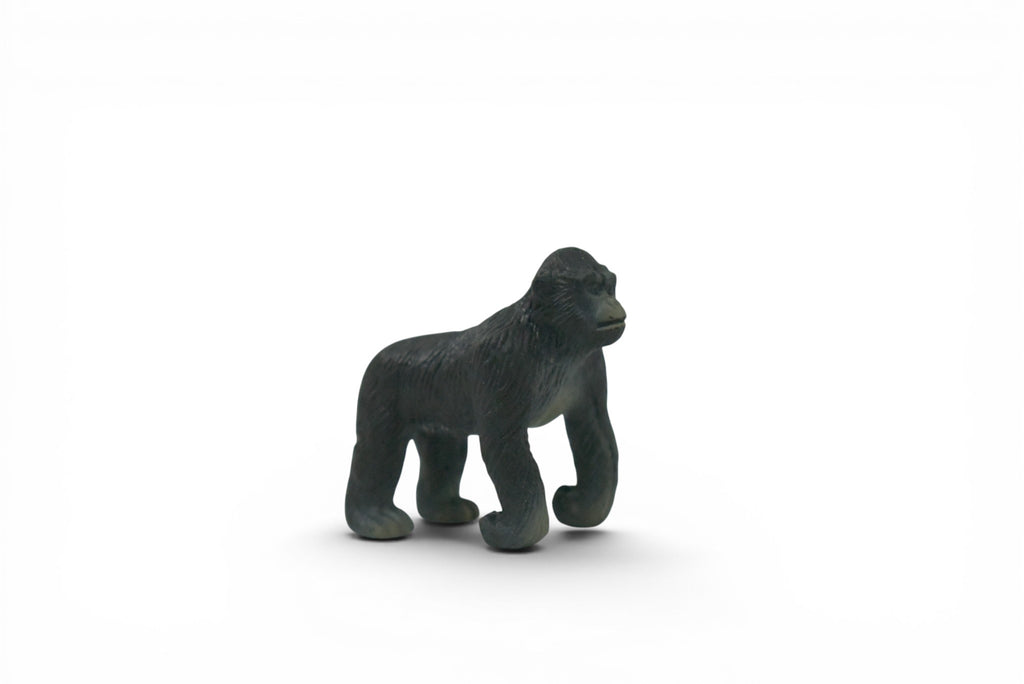 Gorilla, Great Apes of Africa, Very Nice Plastic Replica, Hand Painted, Realistic, Educational, Diorama Model, Replica, Toy, Gift,    2 Inches.      F7043 B85