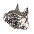 Pewter Abyssinian Cat Pin Or Magnet, C002