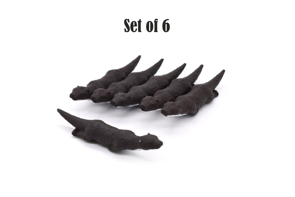 Otter, River, Very Nice Plastic Animal, Educational, Toy, Kids, Realistic Figure, Lifelike Model, Figurine, Replica, Gift     3"     F425 B9