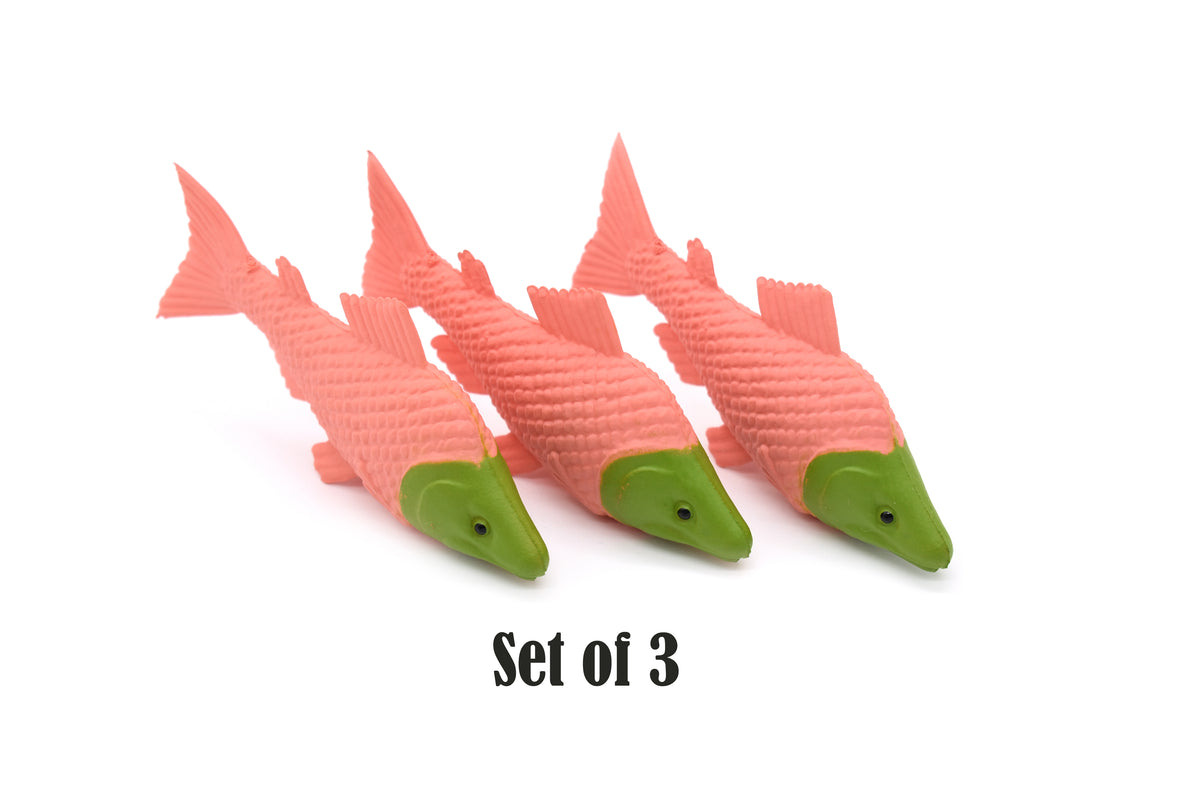 Plastic Sockeye Salmon 3 1/4-inch toy fish - F429 B8