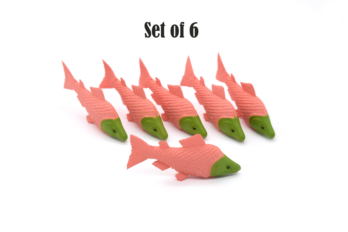 Plastic Sockeye Salmon 3 1/4-inch toy fish - F429 B8