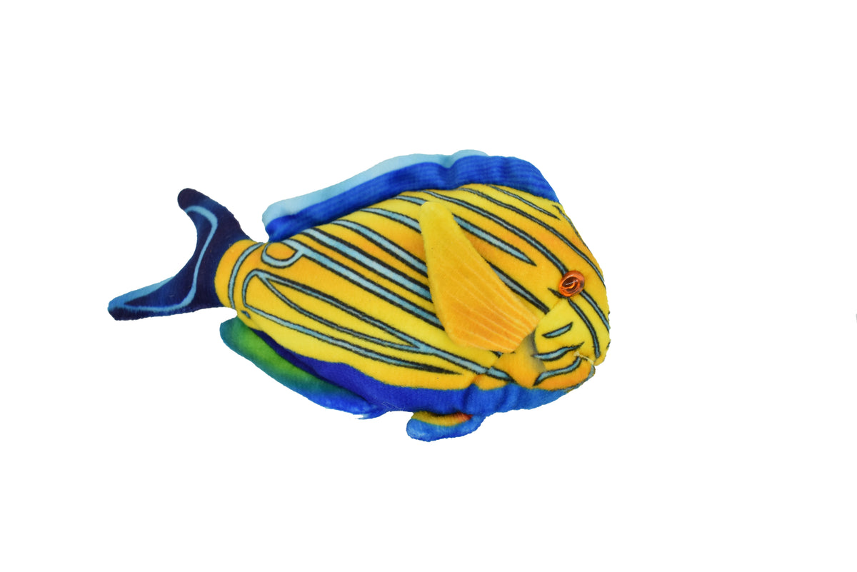Surgeonfish, Striped, Tropical Fish Magnet, Fish Design, Realistic Figure, Educational, Figure, Lifelike, Model, Figurine, Replica, Gift,       5 1/2 Inches.    CWG33 BB3