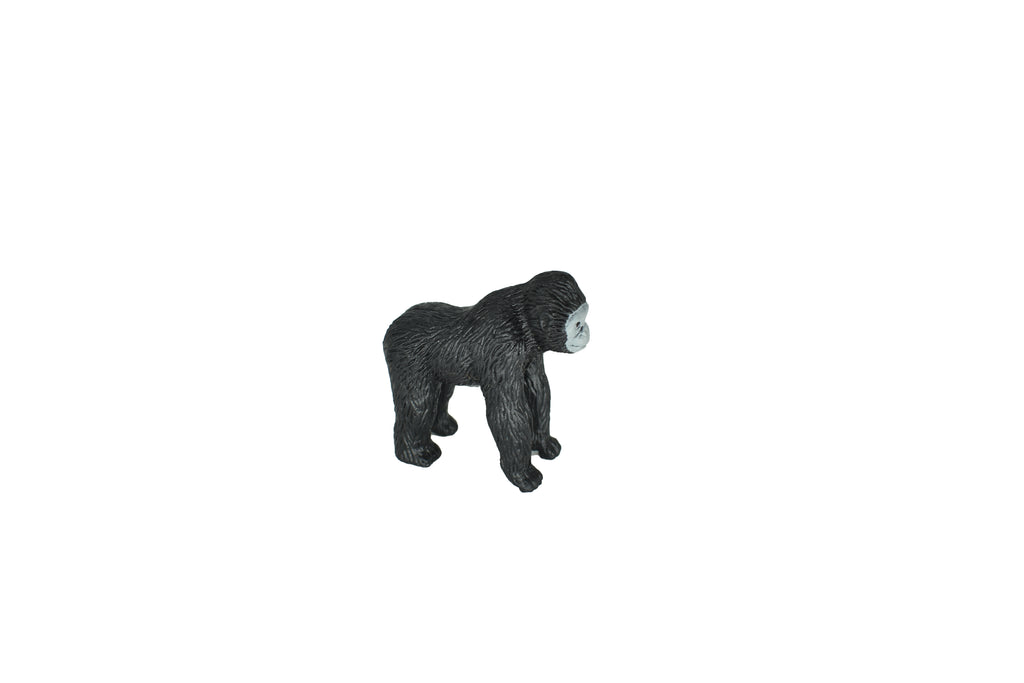 Gorilla Walking Realistic Small Toy Model Plastic Replica African Animal, Kids Educational Gift  2" F049 B43