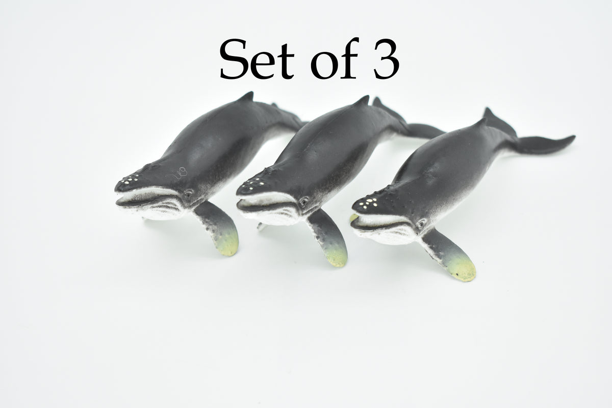 Humpback Whale, Very Nice Rubber Replica   4 1/2"  ~  F6009-B377