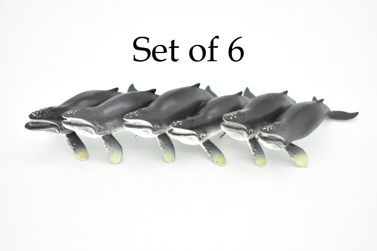 Humpback Whale, Very Nice Rubber Replica   4 1/2"  ~  F6009-B377