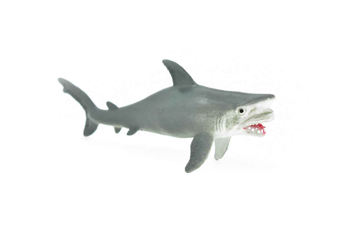 Great White Shark, Very Nice Rubber Replica    5"    ~   F6014-B377