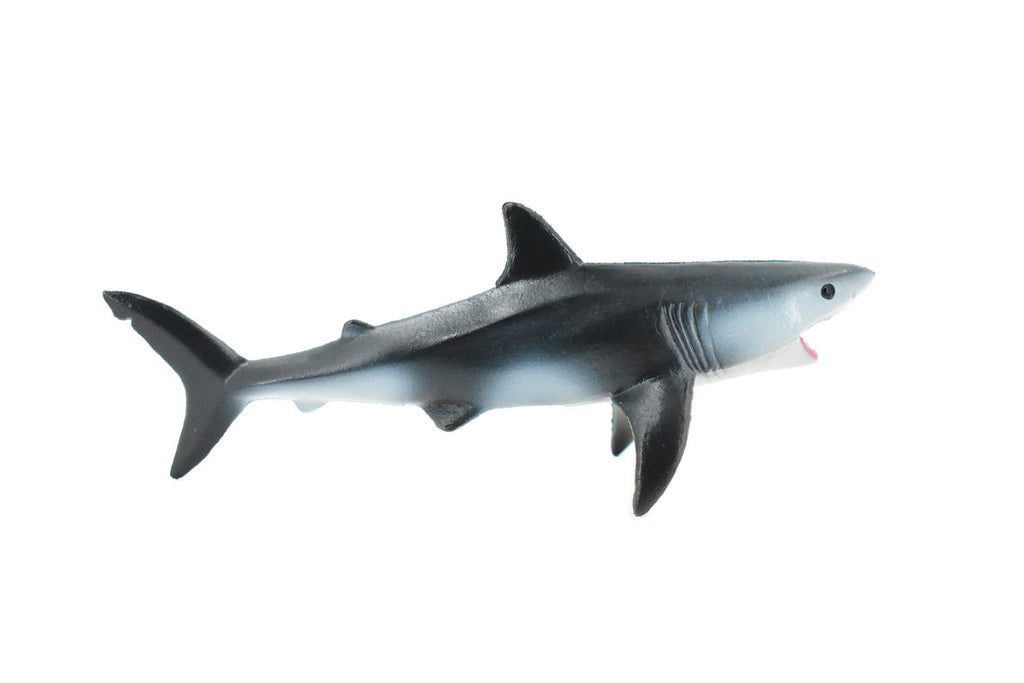 Great White, G.W. Shark, Museum Quality, Hand Painted, Educational, Rubber Fish, Diorama Model, Replica, Realistic Toy Figure, Kids,  5 Inches. 