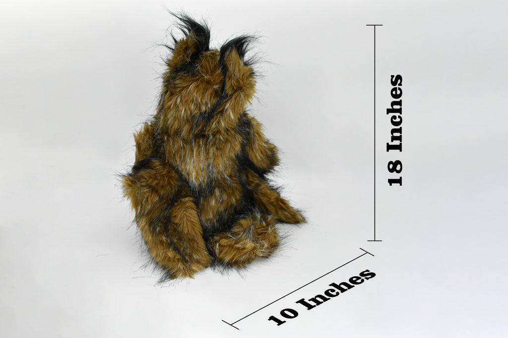 Great Horned Owl, Hand Puppet, Very Nice Plush Bird, Stuffed Animal, Educational, Realistic, Lifelike, Replica, Gift,      18" 