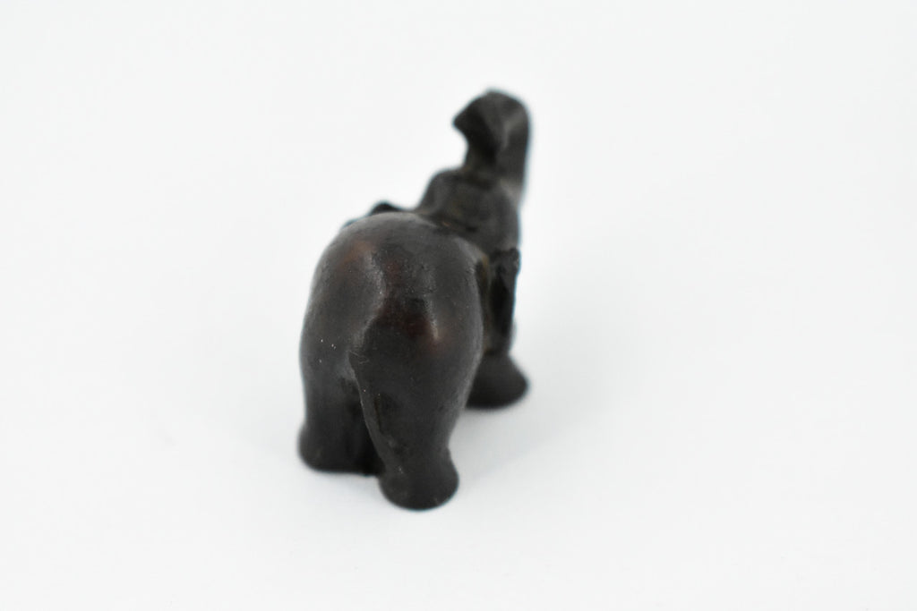 Elephant, Good Luck, Wisdom, Strength and Prosperity, Educational, Realistic Hand Made, Figure, Lifelike Model, Figurine, Replica, Gift,     1 Inches.     TH52 BB69