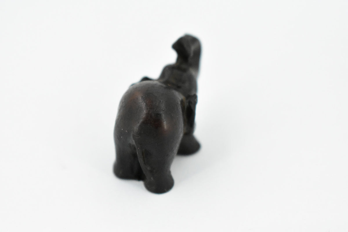 Elephant, Good Luck, Wisdom, Strength and Prosperity, Educational, Realistic Hand Made, Figure, Lifelike Model, Figurine, Replica, Gift,     1 Inches.     TH52 BB69
