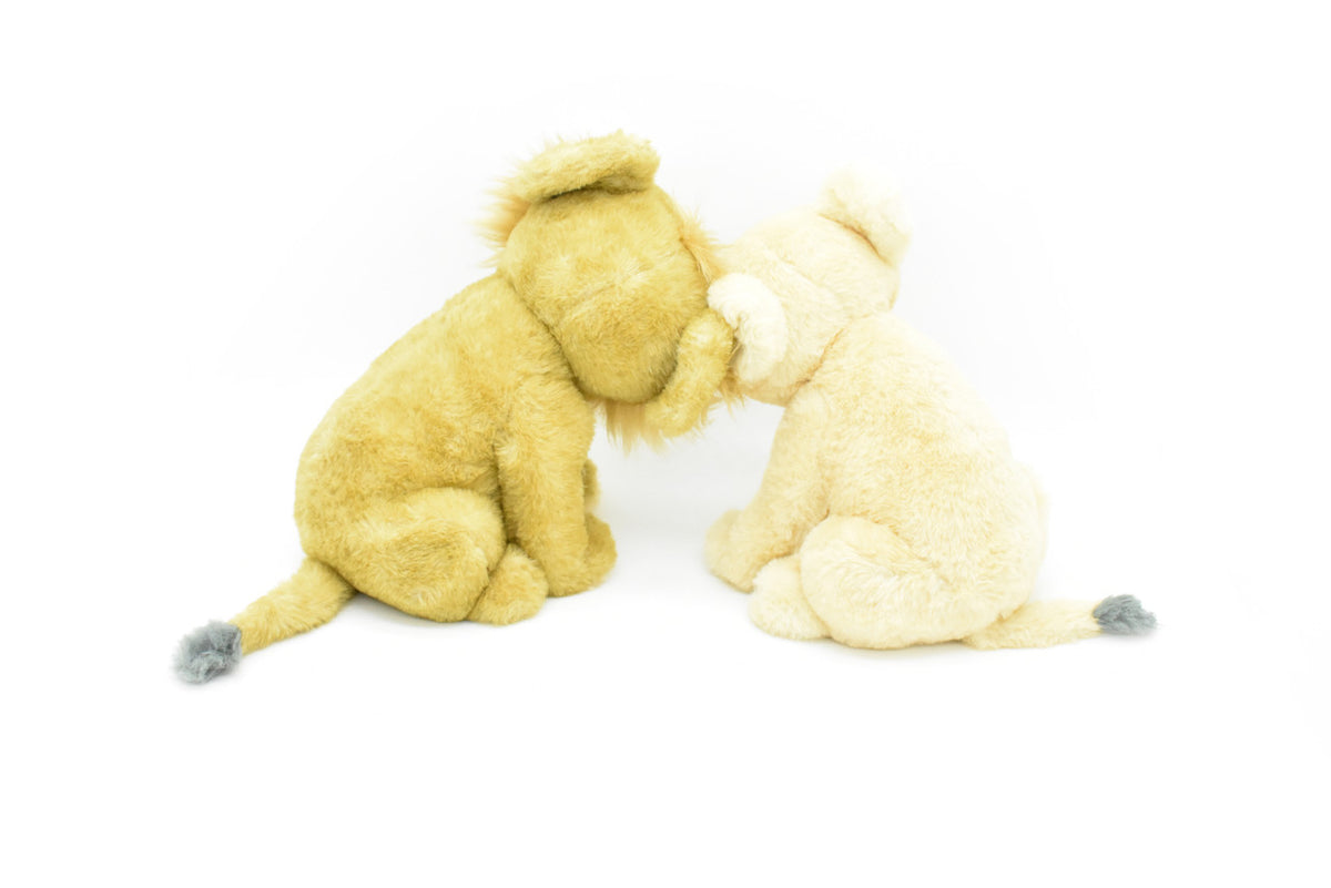 African lion Cubs, Male and Female Pair, Baby, Lion Cubs, Very nice Plush Animal, Soft, Realistic Toy Figure, Model, Replica, Kids, Educational,  10 Inches. 