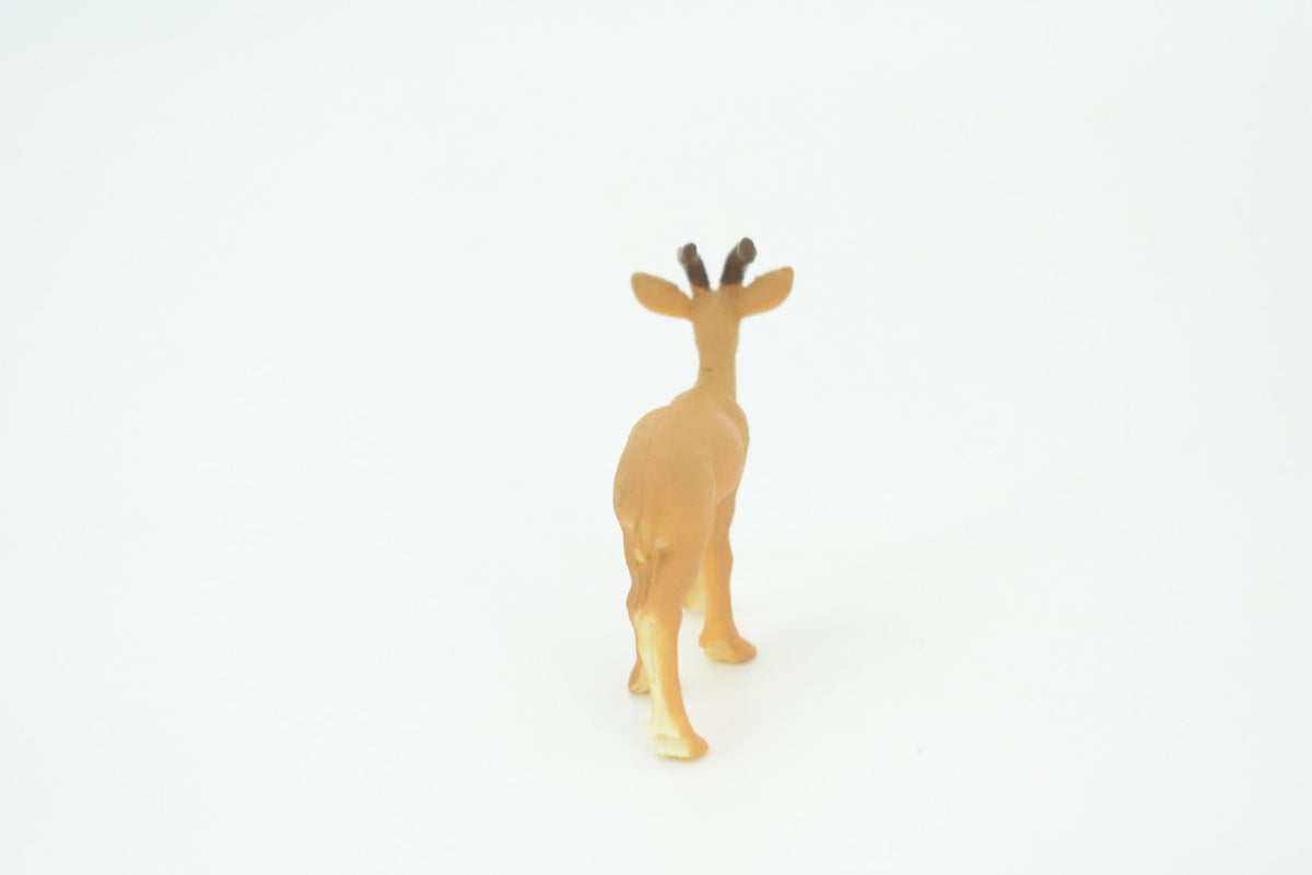 Gazelle, Antelope, Gazella, Hand Painted, Educational, Rubber Animal, Realistic Figure, Lifelike Model, Gift,    2"   SF24 B45