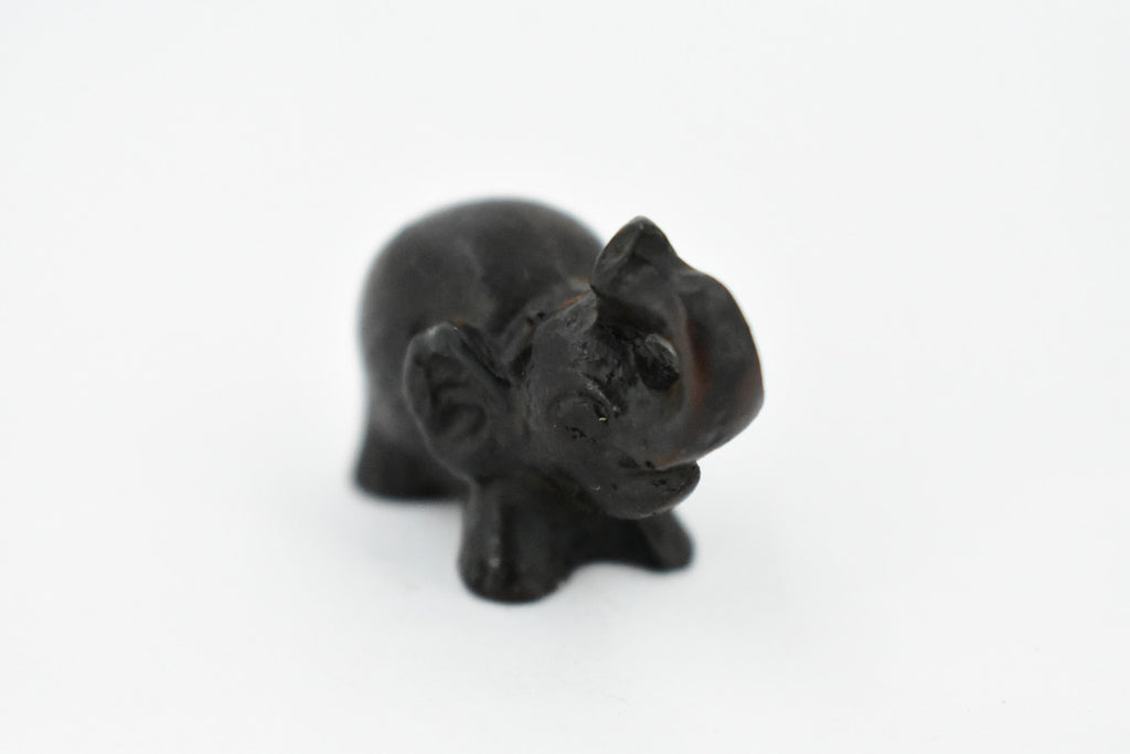 Elephant, Good Luck, Wisdom, Strength and Prosperity, Educational, Realistic Hand Made, Figure, Lifelike Model, Figurine, Replica, Gift,     1 Inches.     TH52 BB69