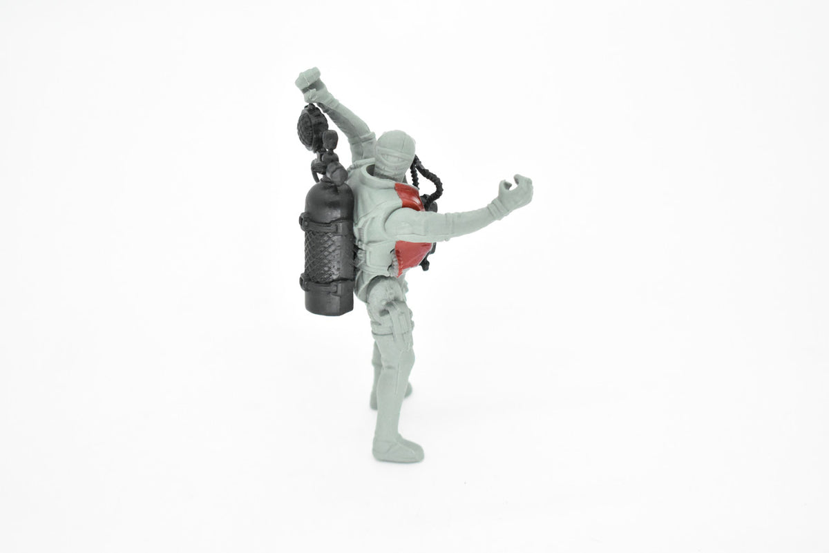 Scuba Diver, High Quality, Hand Painted, Plastic, Realistic, Model, Replica, Design, Divers, Diving, Toy, Kids, Educational, Gift,    4"     RI03 B250