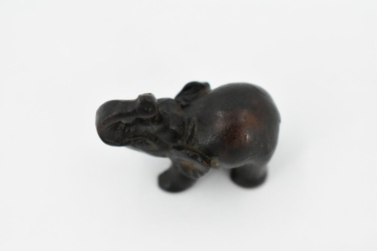 Elephant, Good Luck, Wisdom, Strength and Prosperity, Educational, Realistic Hand Made, Figure, Lifelike Model, Figurine, Replica, Gift,     1 Inches.     TH52 BB69