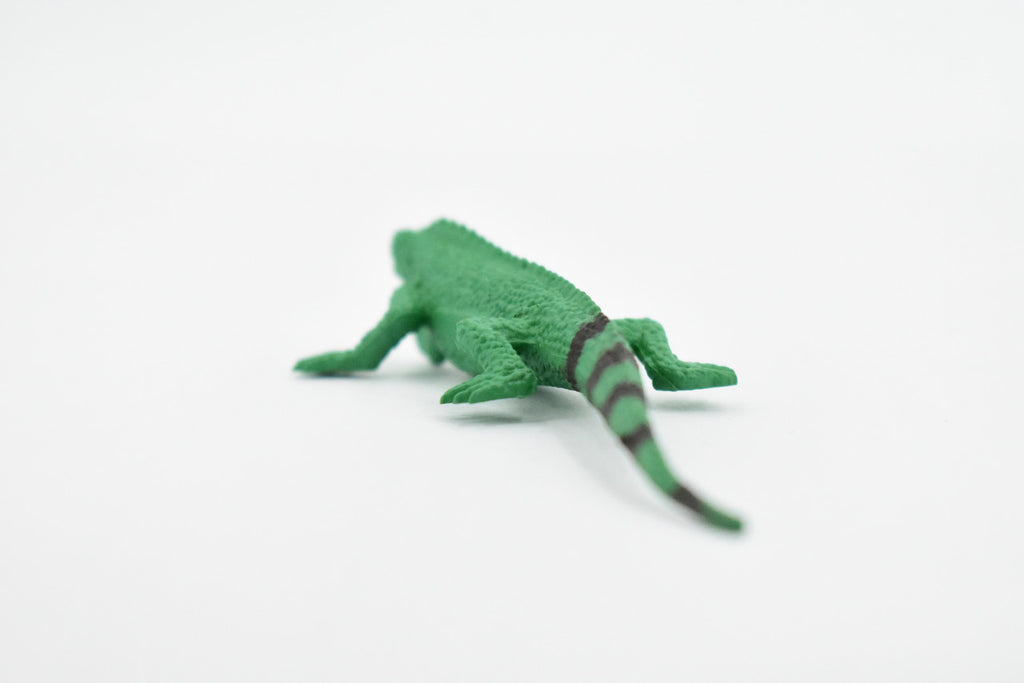 Iguana, Lizard, Rubber Reptile, Toy, Educational, Realistic, Figure, Lifelike Model, Figurine, Replica, Gift,      4"      F094 B43