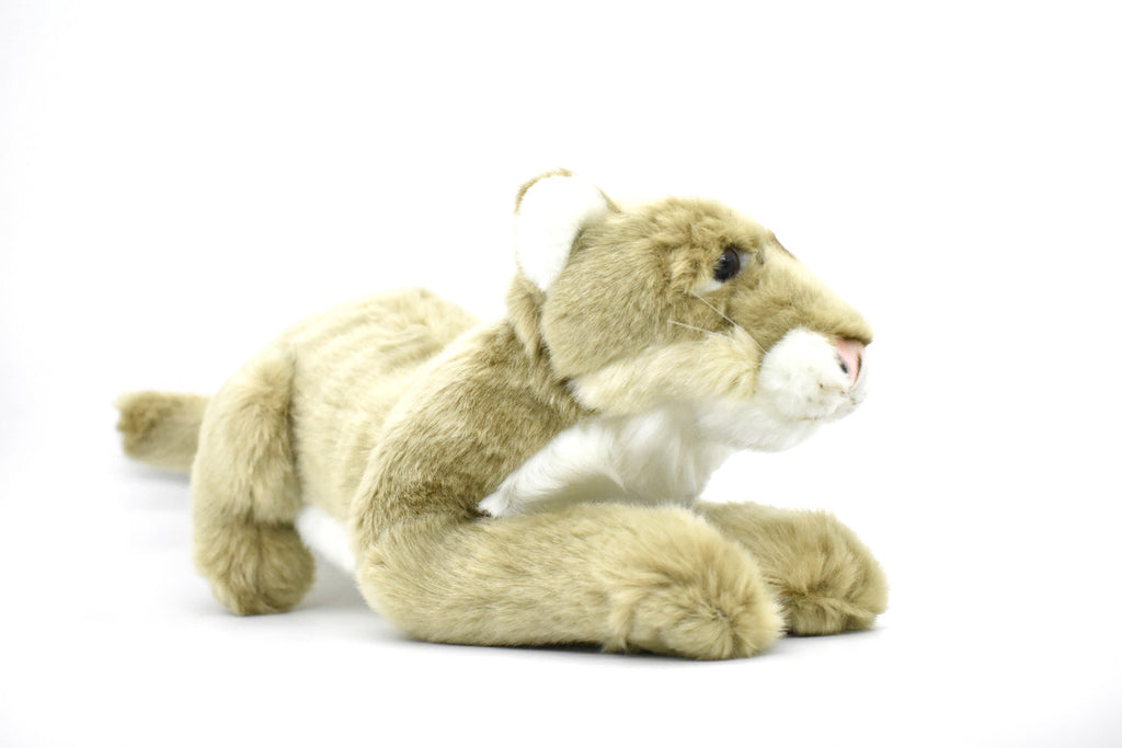 Mountain Lion Plush Toy, Realistic Stuffed Animal, Big Cat, Puma, Lifelike, Stuffed Cougar, Soft, Toy, Educational, Kids, Gift         16"       F4511 BB8